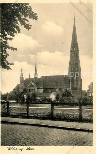 AK / Ansichtskarte Schleswig_Schlei Dom Schleswig_Schlei