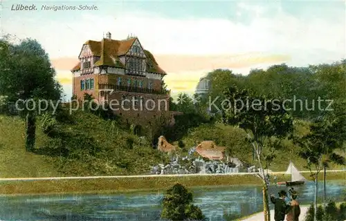 AK / Ansichtskarte Luebeck Navigations Schule Luebeck