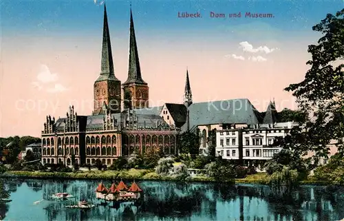 AK / Ansichtskarte Luebeck Dom und Museum Luebeck