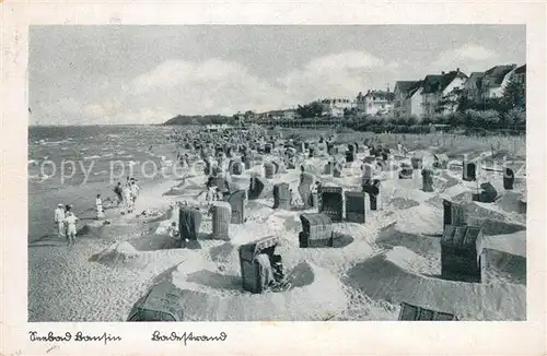 AK / Ansichtskarte Bansin_Ostseebad Badestrand Bansin_Ostseebad