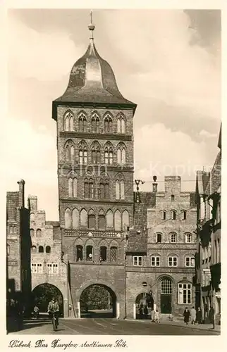 AK / Ansichtskarte Luebeck Burgtor Luebeck