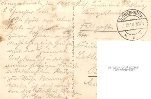 AK / Ansichtskarte Bingen_Rhein Bingerbrueck Bingen Rhein