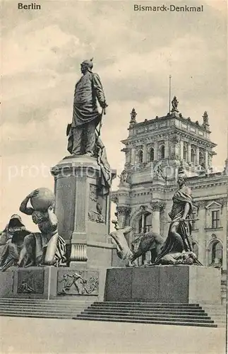 AK / Ansichtskarte Berlin Bismarck Denkmal Berlin