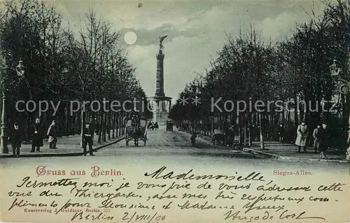 AK / Ansichtskarte Berlin Sieges Allee Berlin