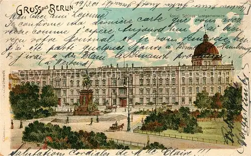 AK / Ansichtskarte Berlin Kgl Schloss Lustgartenseite Berlin