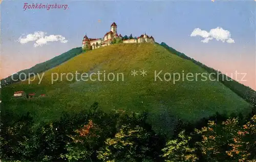 AK / Ansichtskarte Hohkoenigsburg_Haut Koenigsbourg Schloss Hohkoenigsburg
