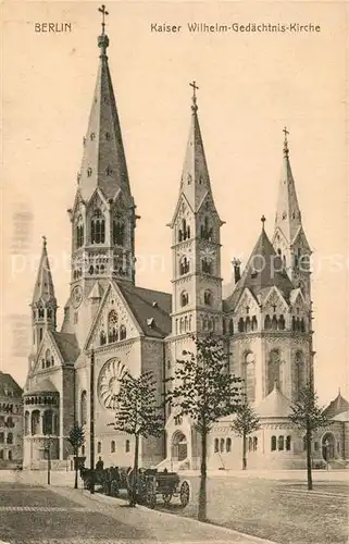 AK / Ansichtskarte Berlin Kaiser Wilhelm Gedaechtnis Kirche Berlin