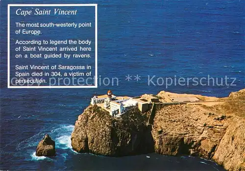 AK / Ansichtskarte Zaragoza Cape Saint Vincent Fliegeraufnahme Zaragoza