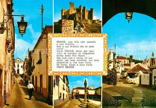 AK / Ansichtskarte Obidos Stadtansichten Obidos
