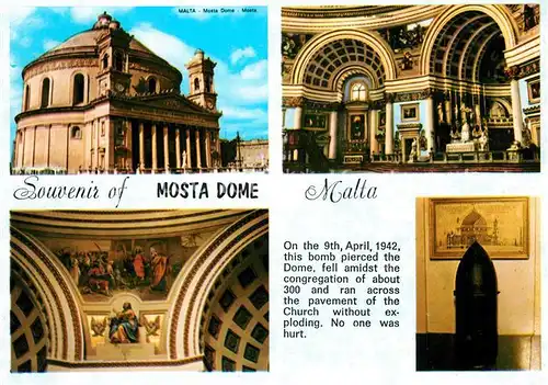 AK / Ansichtskarte Malta Mosta Dome Malta