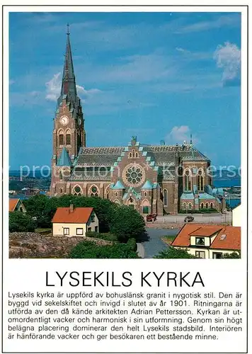 AK / Ansichtskarte Lysekil Kirche Lysekil
