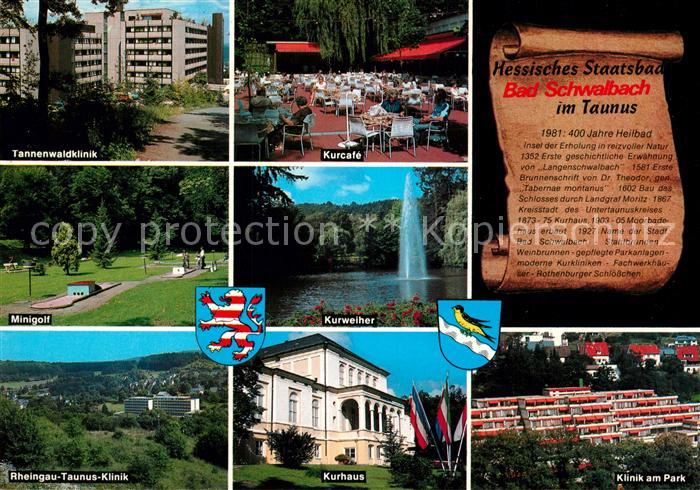 AK / Ansichtskarte Bad_Schwalbach Tannenwaldklinik Kurcafe Mingolf
