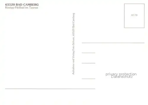 AK / Ansichtskarte Bad_Camberg Fachwerkhaeuser Chronik Bad_Camberg