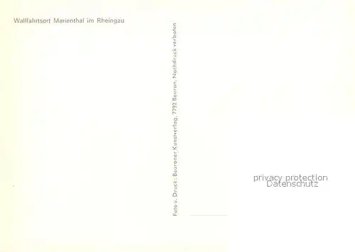 AK / Ansichtskarte Marienthal_Rheingau Wallfahrtskirche Marienthal Rheingau