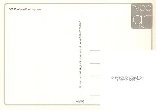 AK / Ansichtskarte Alzey Schloss Schlossgarten Torturm Alzey