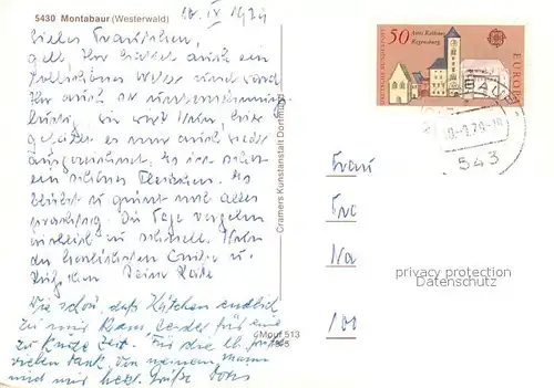 AK / Ansichtskarte Montabaur_Westerwald Schloss Montabaur_Westerwald