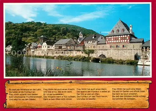 AK / Ansichtskarte Dausenau Gedicht Panorama  Dausenau