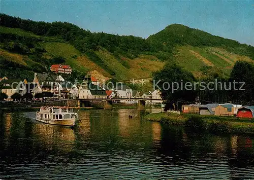 AK / Ansichtskarte Obernhof_Lahn Panorama Schiff Obernhof_Lahn