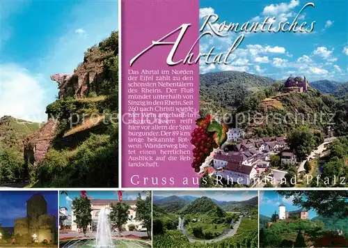 AK / Ansichtskarte Ahrtal Burg Panorama Ahrtal