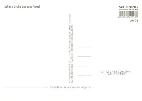 AK / Ansichtskarte Ahrtal Burg Panorama Ahrtal