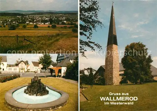 AK / Ansichtskarte Wallmerod Kirche Panorama Kirche Wallmerod