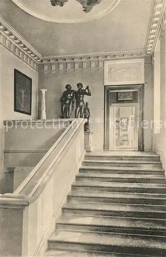 AK / Ansichtskarte Weimar_Thueringen Goethehaus Treppenaufgang Weimar Thueringen