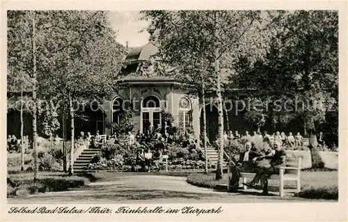 AK / Ansichtskarte Bad_Sulza Trinkhalle im Kurpark Solbad Bad_Sulza