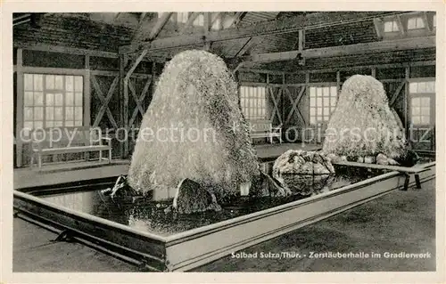 AK / Ansichtskarte Bad_Sulza Zerstaeuberhalle im Gradierwerk Solbad Bad_Sulza