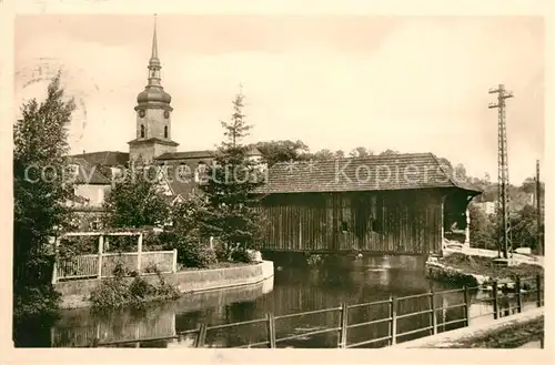 AK / Ansichtskarte Bad_Sulza Ilmbruecke und Kirche Volkssolbad Bad_Sulza