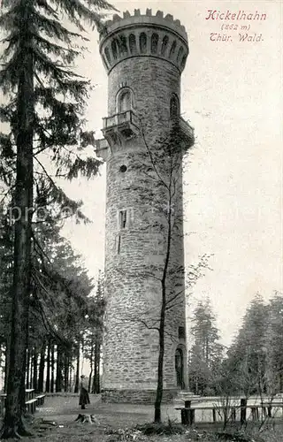 AK / Ansichtskarte Kickelhahn Aussichtsturm Thueringer Wald Kickelhahn