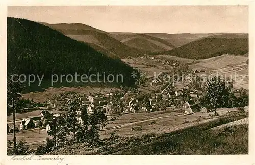 AK / Ansichtskarte Kammerberg_Manebach Landschaftspanorama Thueringer Wald Kammerberg Manebach