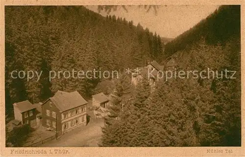 AK / Ansichtskarte Friedrichroda Kuehles Tal Thueringer Wald Friedrichroda