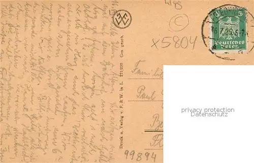 AK / Ansichtskarte Friedrichroda Kuehles Tal Thueringer Wald Friedrichroda