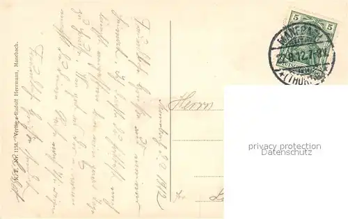 AK / Ansichtskarte Manebach Landschaftspanorama Manebach