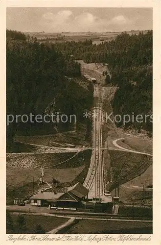 AK / Ansichtskarte Oberweissbach Bergbahn Obstfelderschmiede Lichtenhain Thueringer Wald Kupfertiefdruck Oberweissbach