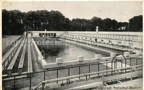 AK / Ansichtskarte Darmstadt Hochschulstadion Darmstadt