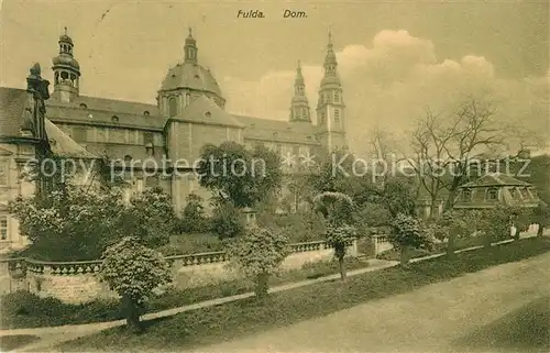 AK / Ansichtskarte Fulda Blick zum Dom Fulda