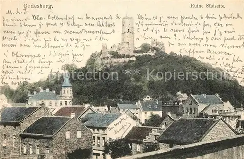 AK / Ansichtskarte Godesberg_Bad Ruine Godesberg_Bad