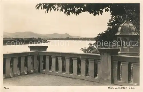 AK / Ansichtskarte Bonn_Rhein Blick vom alten Zoll Bonn_Rhein