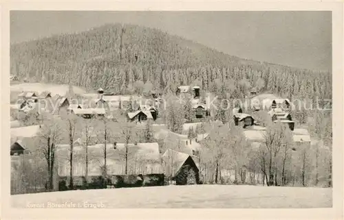 AK / Ansichtskarte Baerenfels_Erzgebirge Kurort im Winter Baerenfels Erzgebirge