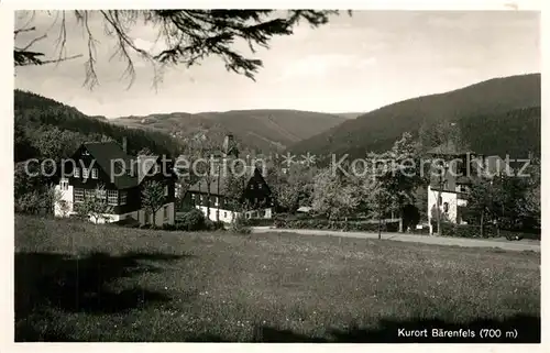 AK / Ansichtskarte Baerenfels_Erzgebirge Teilansicht Kurort Baerenfels Erzgebirge