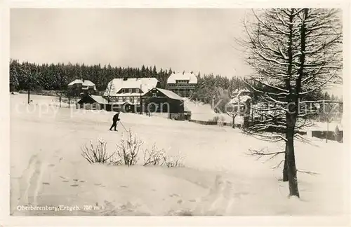 AK / Ansichtskarte Oberbaerenburg_Baerenburg Teilansicht Wintersportplatz Oberbaerenburg Baerenburg