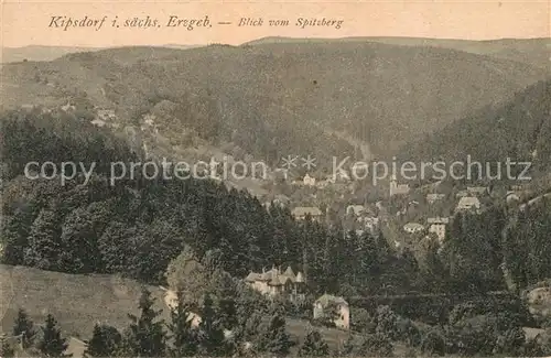 AK / Ansichtskarte Kipsdorf Panorama Blick vom Spitzberg Kipsdorf