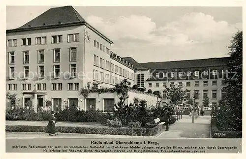 AK / Ansichtskarte Oberschlema_Erzgebirge Radiumbad Kurhotel Oberschlema_Erzgebirge