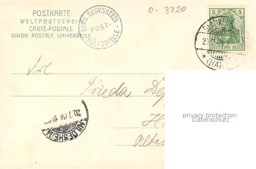 AK / Ansichtskarte Blankenburg_Harz Burgruine Regenstein Blankenburg_Harz