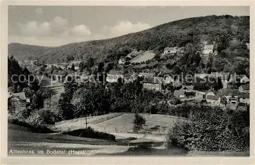 AK / Ansichtskarte Altenbrak_Harz Panorama Bodetal Altenbrak Harz