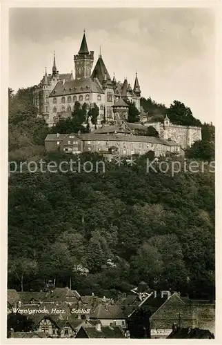 AK / Ansichtskarte Wernigerode_Harz Schloss Wernigerode Harz