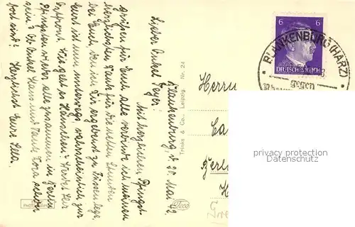 AK / Ansichtskarte Blankenburg_Harz Markt mit Rathaus und Schloss Blankenburg_Harz