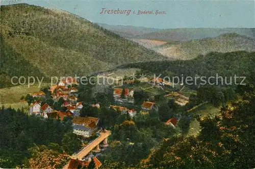 AK / Ansichtskarte Treseburg_Harz Landschaftspanorama Treseburg Harz