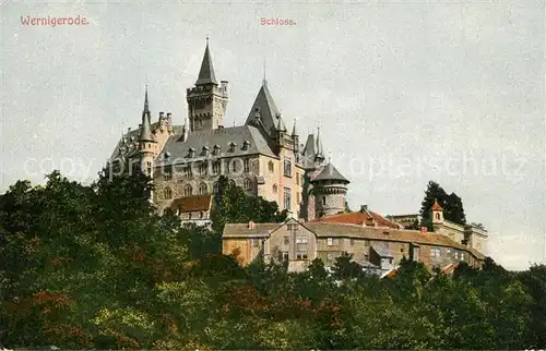 AK / Ansichtskarte Wernigerode_Harz Schloss Wernigerode Harz